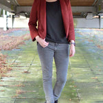 Schnittmuster kurzer Jersey Blazer LILIA (34-58) - Sewando