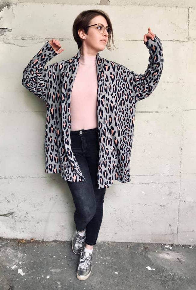 Schnittmuster Cardigan Strickjacke CARDIGA (34-56) : - Sewando
