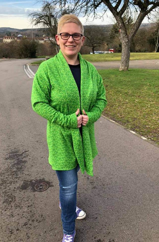 Schnittmuster Cardigan Strickjacke CARDIGA (34-56) : - Sewando