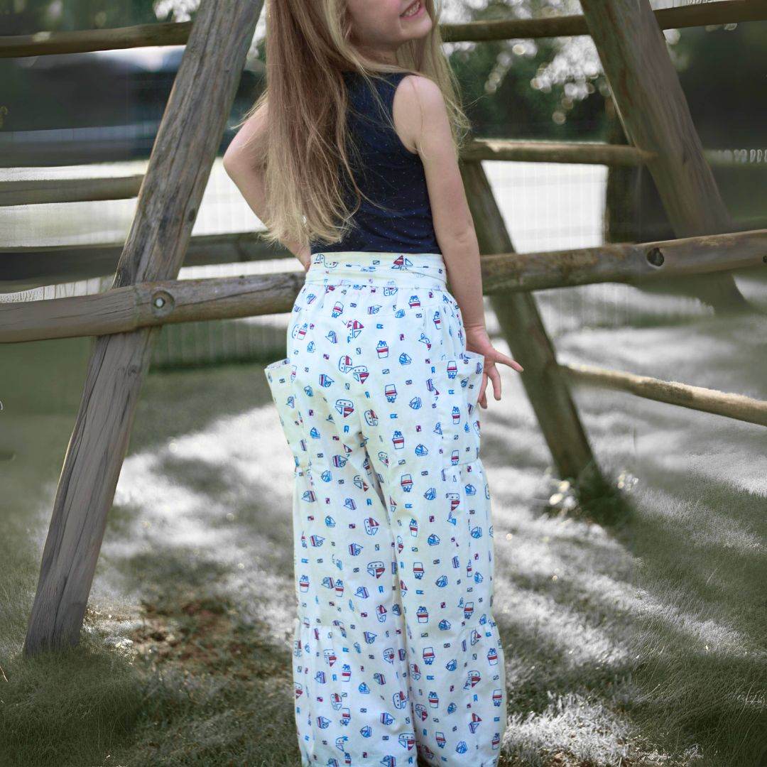 Schnittmuster Kinder Hose Sonja Gr. 80-140 | Musselin - Sewando