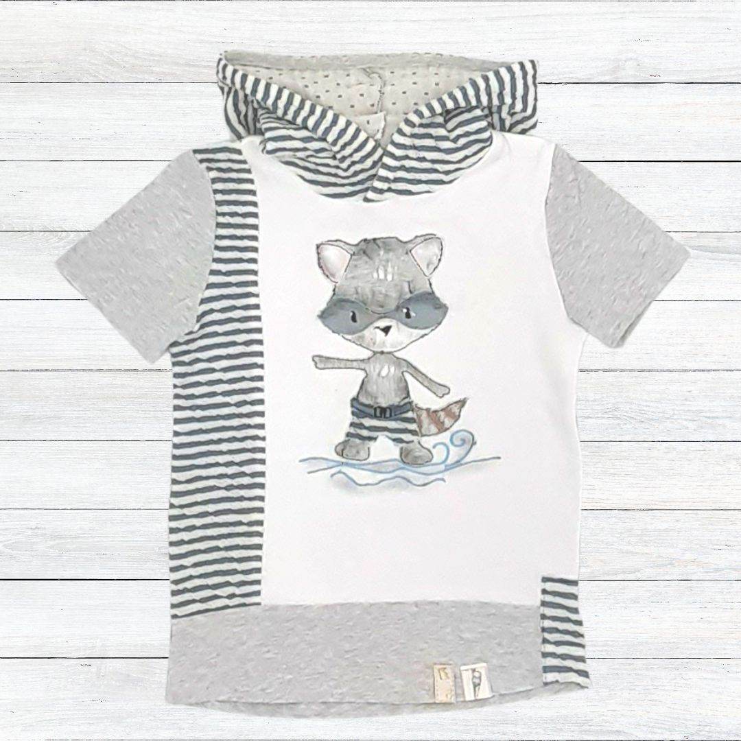 Schnittmuster Shirt Susa + Basti Gr. 80-140 | Kinderhoodie - Sewando