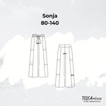 Schnittmuster Kinder Hose Sonja Gr. 80-140 | Musselin - Sewando