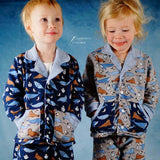 Schnittmuster Kinderschlafanzug "Sleepover PJs" Gr. 86-164