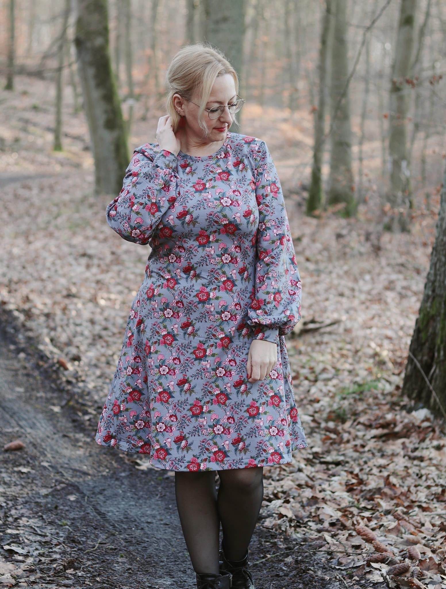 Schnittmuster Varianten-Kleid FLORIANA (32-56): - Sewando
