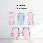 Schnittmuster Kinder Kleid Coralie Gr. 80-140 - Sewando