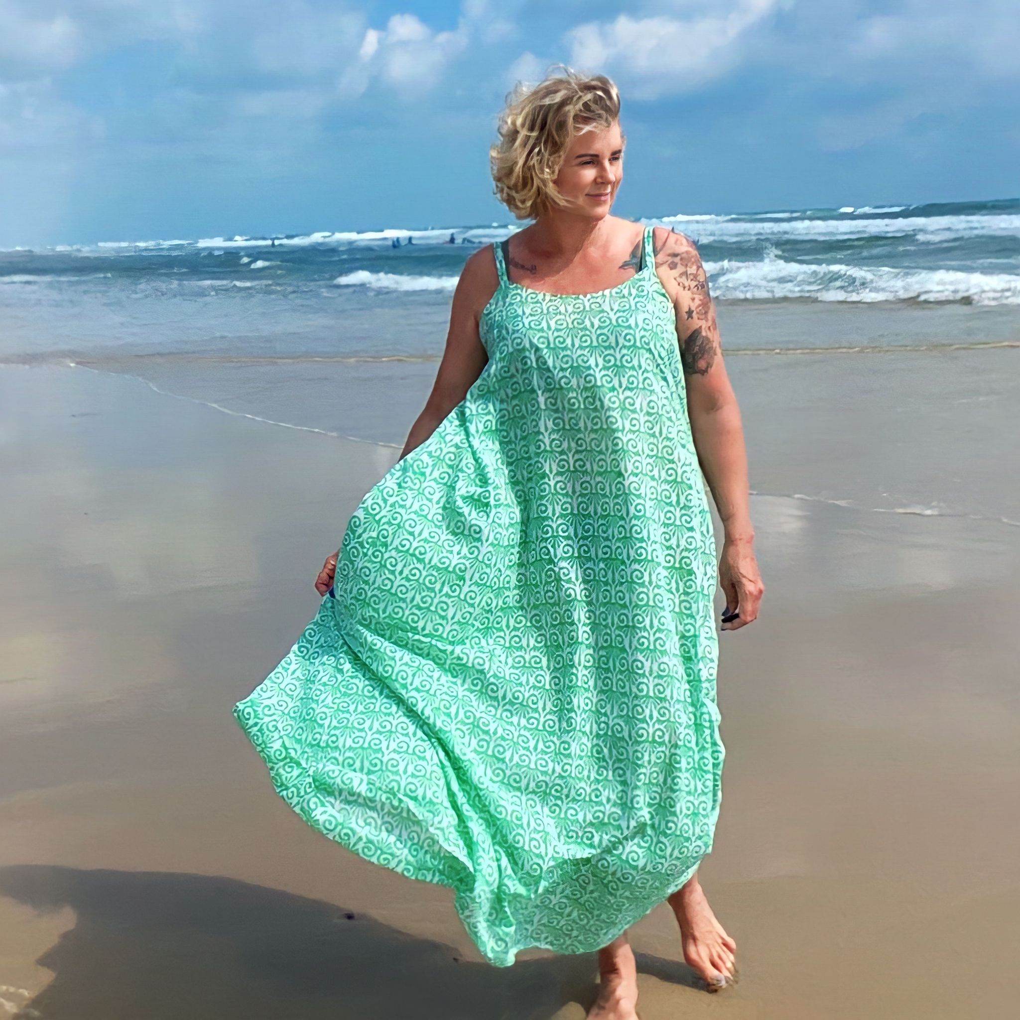 Schnittmuster Sommerkleid Maxi Kleid BEIJO (32-58) : - Sewando