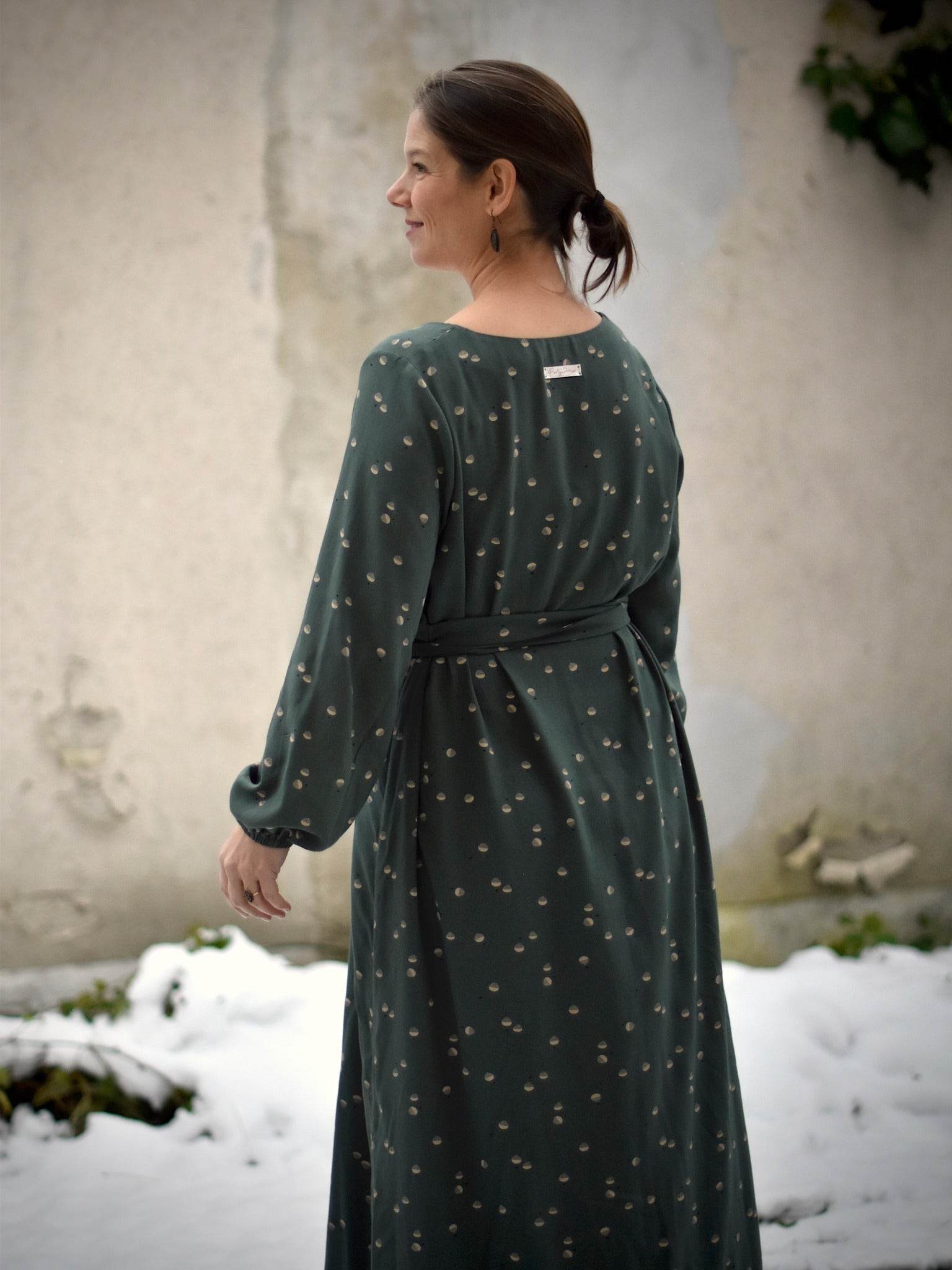 Schnittmuster Viskose Kleid mit Schleife MARGARIDA (32-58) - Sewando