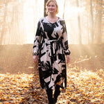 Schnittmuster Viskose Kleid mit Schleife MARGARIDA (32-58) - Sewando