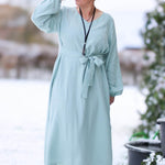 Schnittmuster Viskose Kleid mit Schleife MARGARIDA (32-58) - Sewando