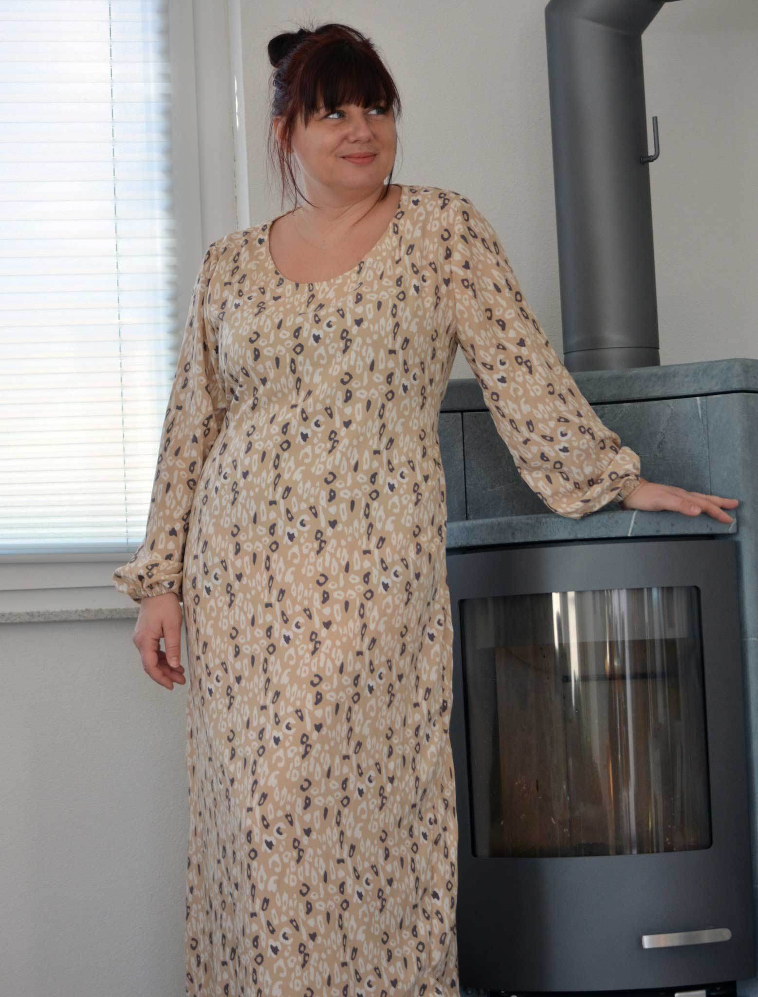 Schnittmuster Viskose Kleid mit Schleife MARGARIDA (32-58) - Sewando