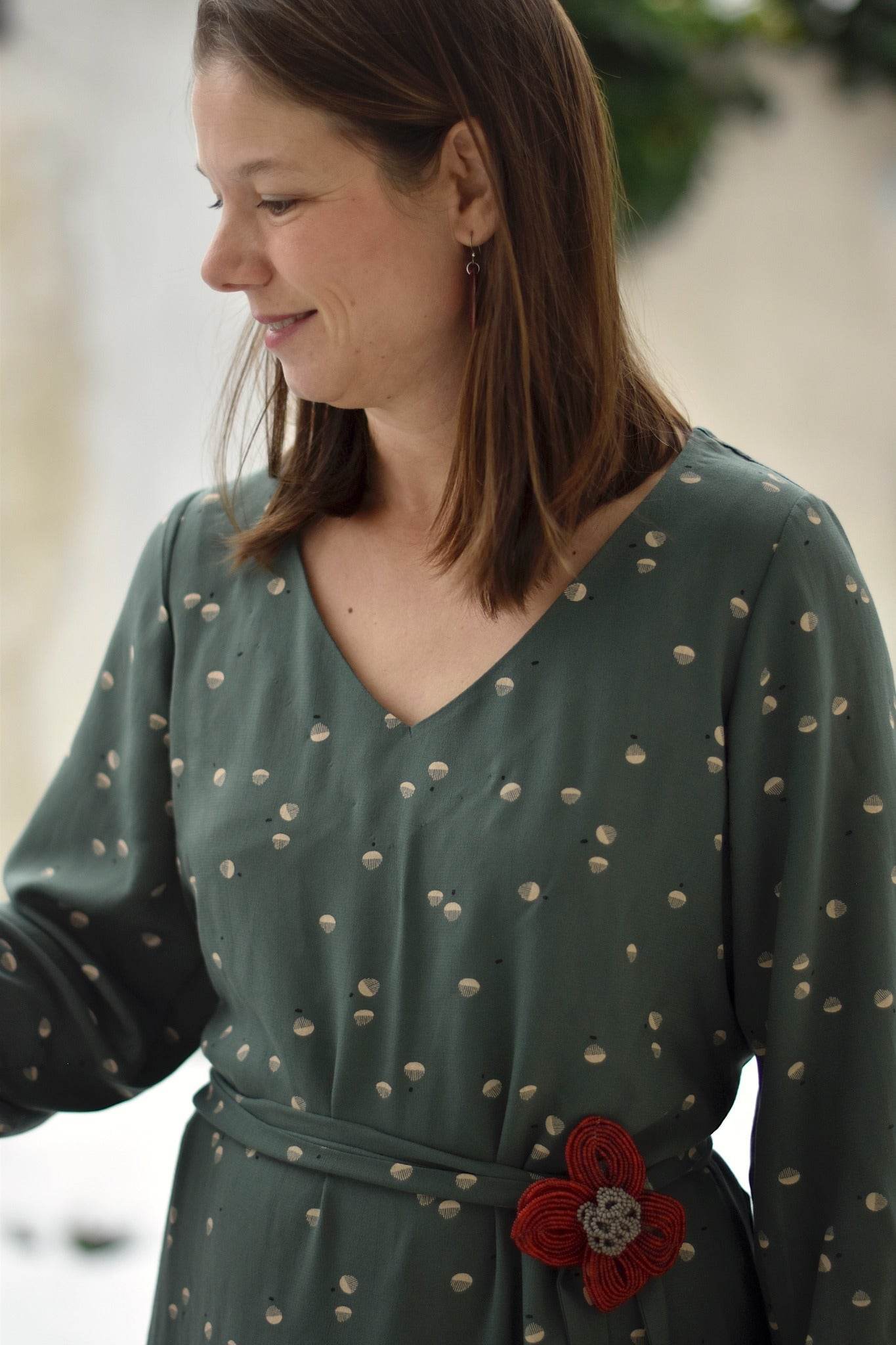 Schnittmuster Viskose Kleid mit Schleife MARGARIDA (32-58) - Sewando