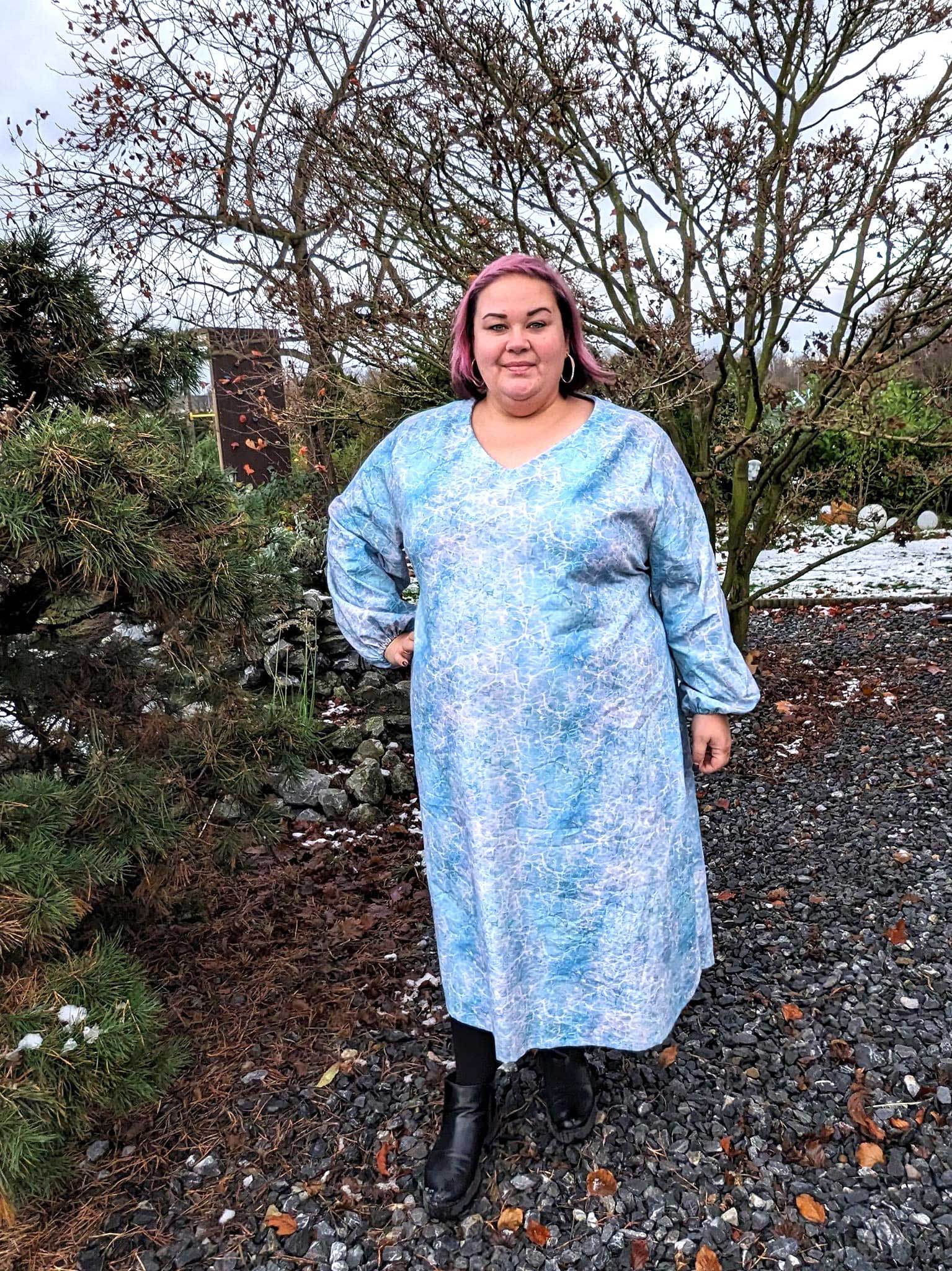 Schnittmuster Viskose Kleid mit Schleife MARGARIDA (32-58) - Sewando