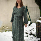 Schnittmuster Viskose Kleid mit Schleife MARGARIDA (32-58) - Sewando