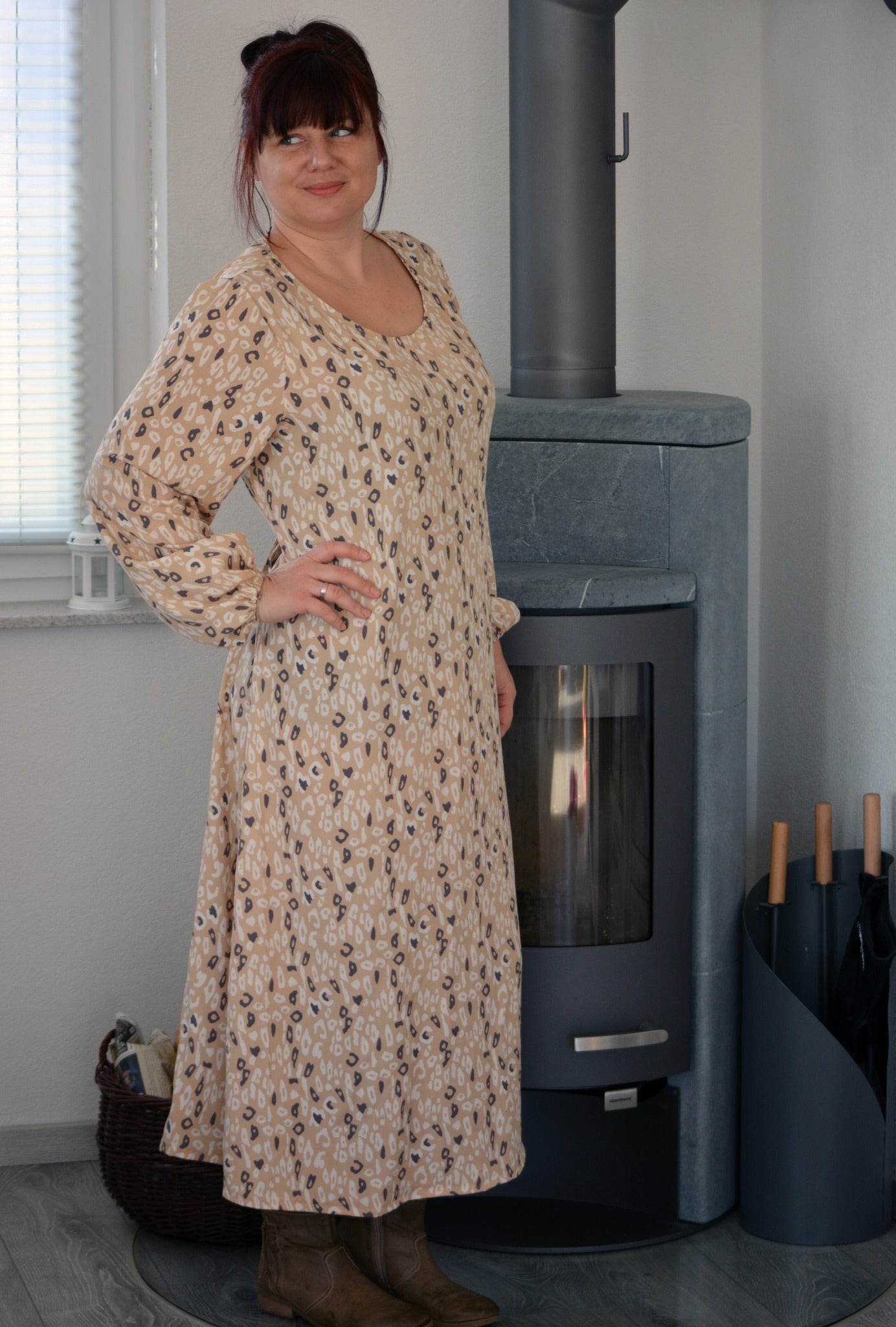 Schnittmuster Viskose Kleid mit Schleife MARGARIDA (32-58) - Sewando