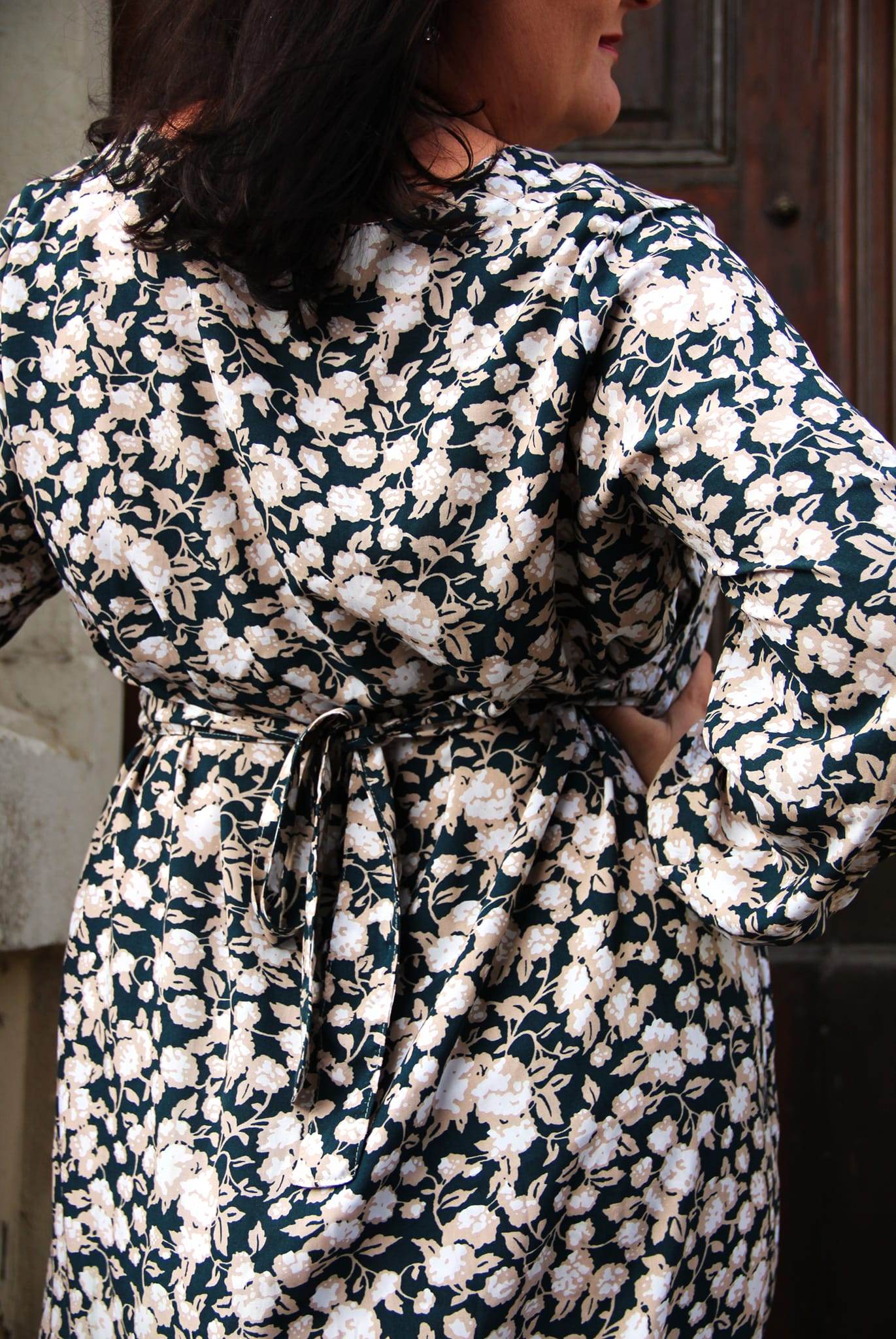 Schnittmuster Viskose Kleid mit Schleife MARGARIDA (32-58) - Sewando