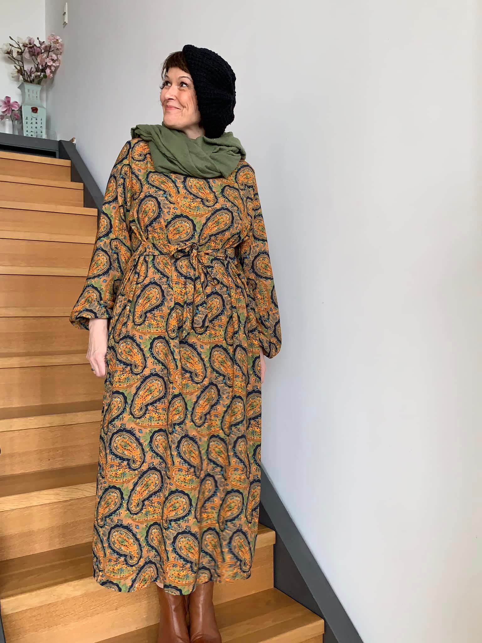 Schnittmuster Viskose Kleid mit Schleife MARGARIDA (32-58) - Sewando