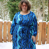 Schnittmuster Viskose Kleid mit Schleife MARGARIDA (32-58) - Sewando