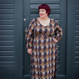 Schnittmuster Viskose Kleid mit Schleife MARGARIDA (32-58) - Sewando