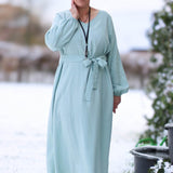 Schnittmuster Viskose Kleid mit Schleife MARGARIDA (32-58) - Sewando