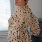 Schnittmuster Viskose Kleid mit Schleife MARGARIDA (32-58) - Sewando