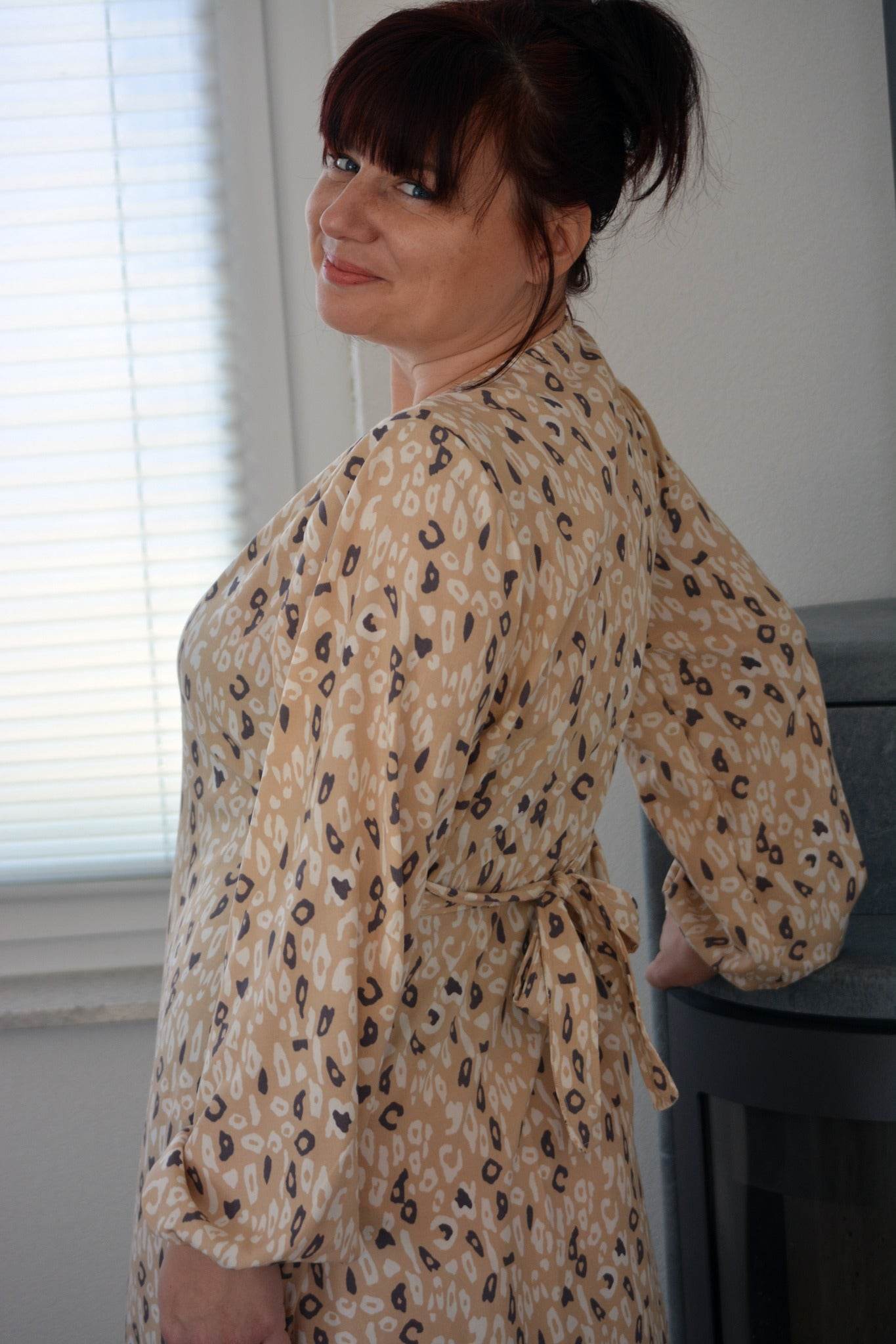 Schnittmuster Viskose Kleid mit Schleife MARGARIDA (32-58) - Sewando