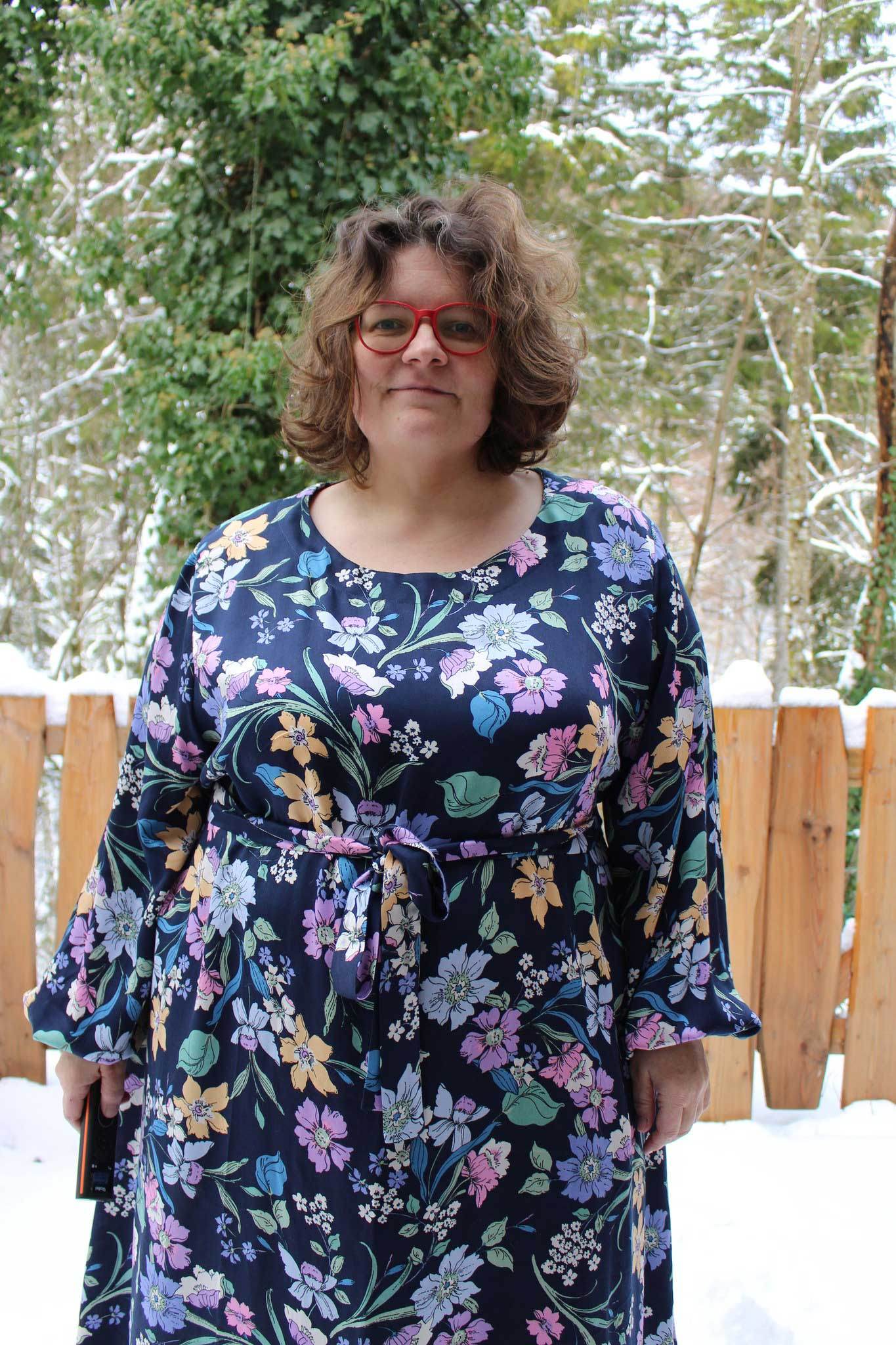 Schnittmuster Viskose Kleid mit Schleife MARGARIDA (32-58) - Sewando