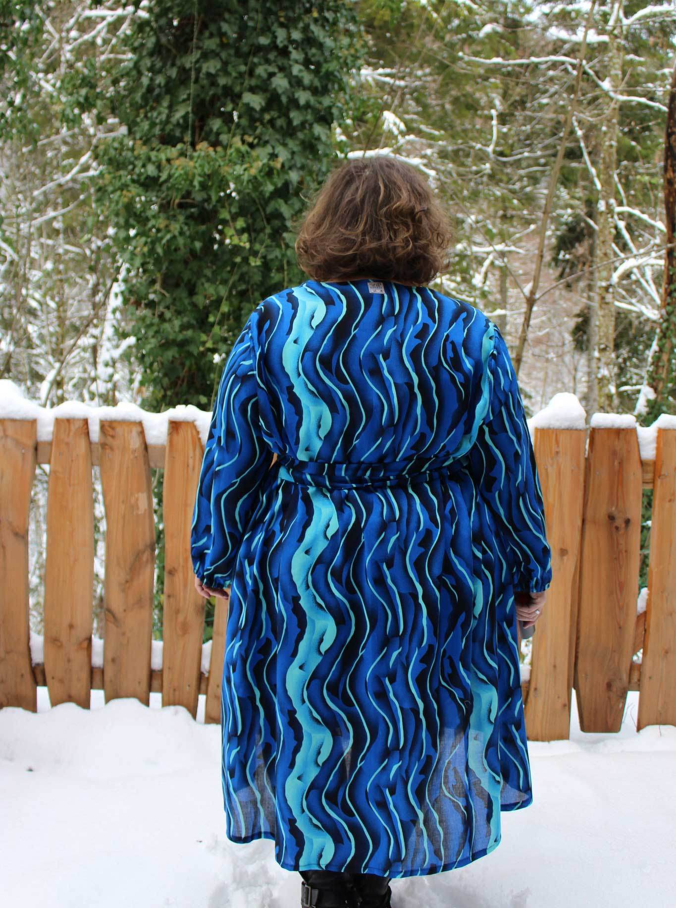 Schnittmuster Viskose Kleid mit Schleife MARGARIDA (32-58) - Sewando