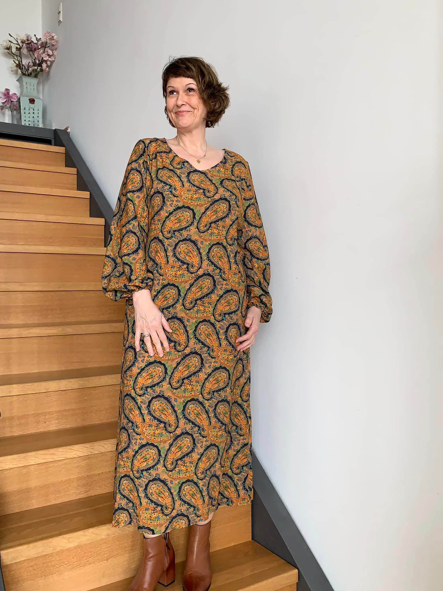 Schnittmuster Viskose Kleid mit Schleife MARGARIDA (32-58) - Sewando