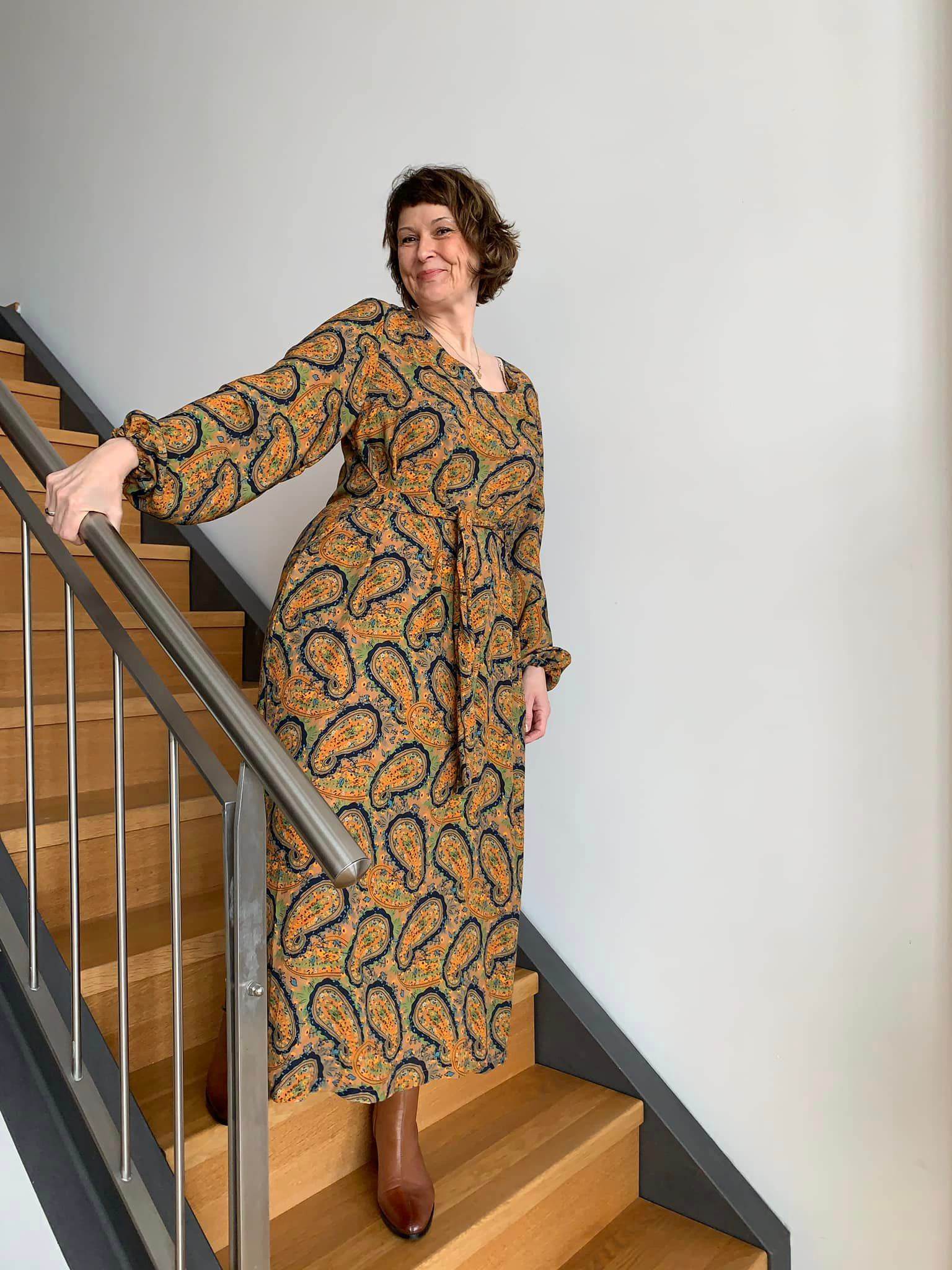 Schnittmuster Viskose Kleid mit Schleife MARGARIDA (32-58) - Sewando