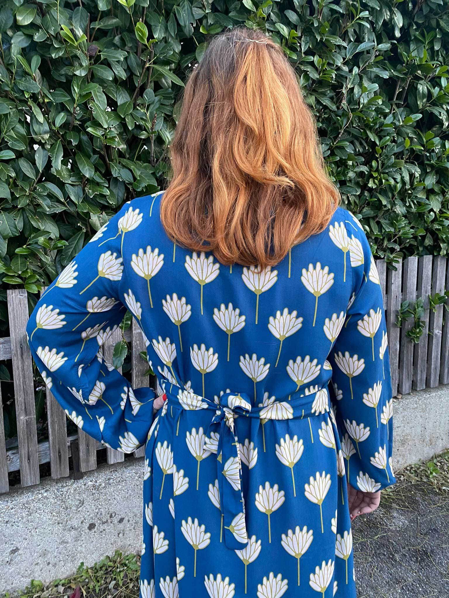 Schnittmuster Viskose Kleid mit Schleife MARGARIDA (32-58) - Sewando