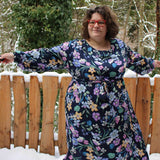 Schnittmuster Viskose Kleid mit Schleife MARGARIDA (32-58) - Sewando