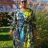 Schnittmuster Viskose Kleid mit Schleife MARGARIDA (32-58) - Sewando