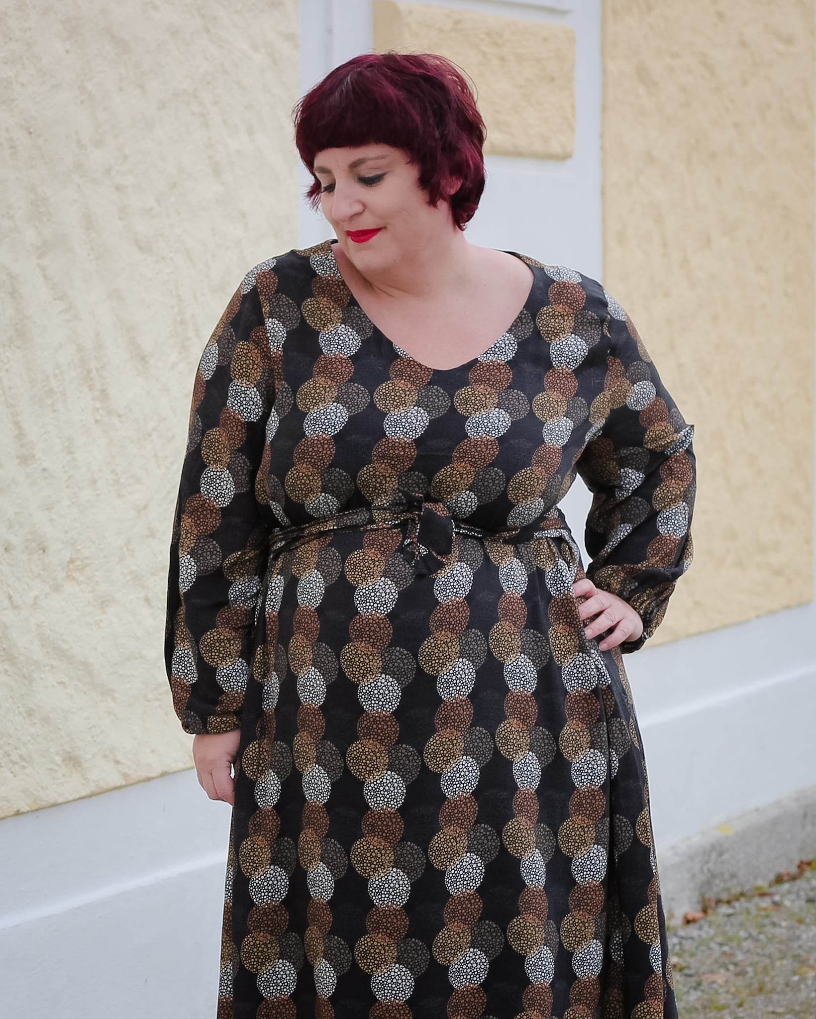 Schnittmuster Viskose Kleid mit Schleife MARGARIDA (32-58) - Sewando