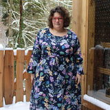 Schnittmuster Viskose Kleid mit Schleife MARGARIDA (32-58) - Sewando