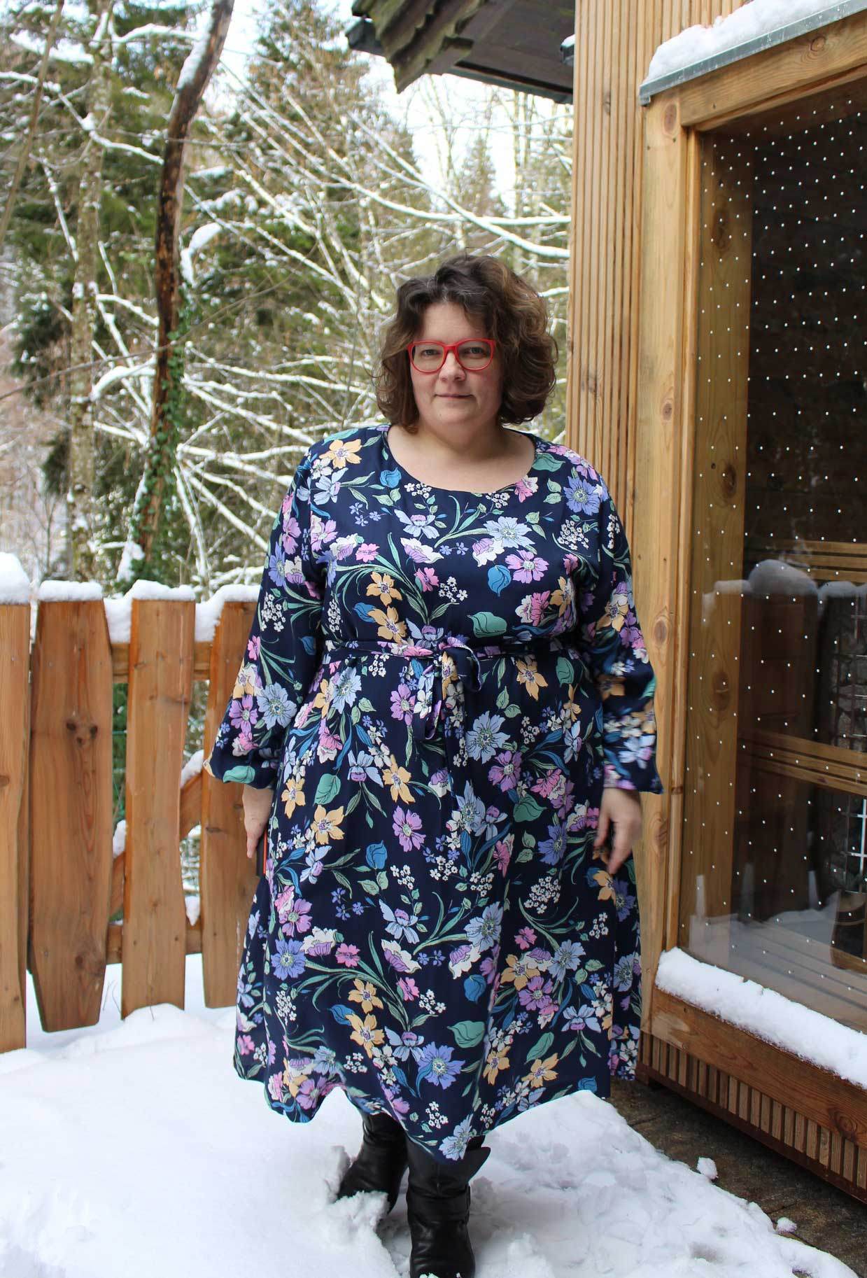 Schnittmuster Viskose Kleid mit Schleife MARGARIDA (32-58) - Sewando