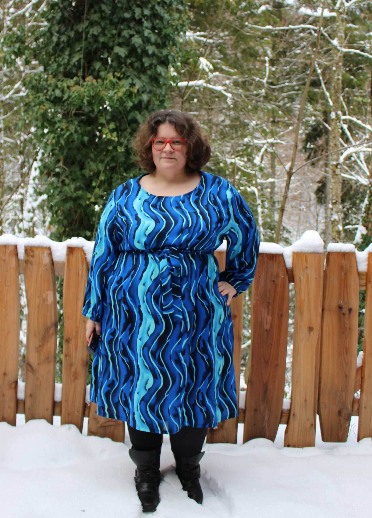 Schnittmuster Viskose Kleid mit Schleife MARGARIDA (32-58) - Sewando