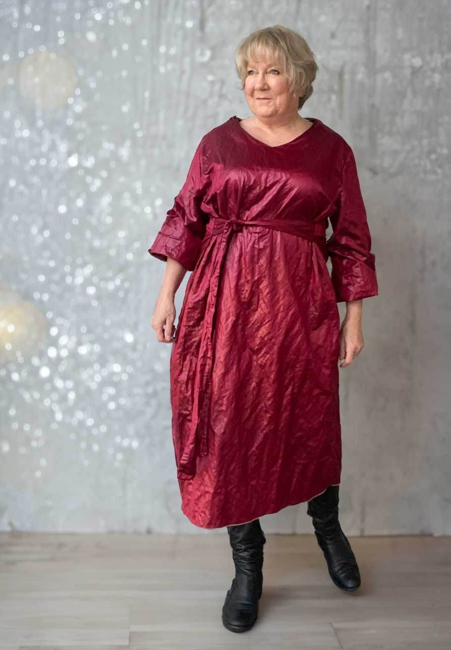 Schnittmuster Viskose Kleid mit Schleife MARGARIDA (32-58) - Sewando