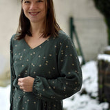 Schnittmuster Viskose Kleid mit Schleife MARGARIDA (32-58) - Sewando