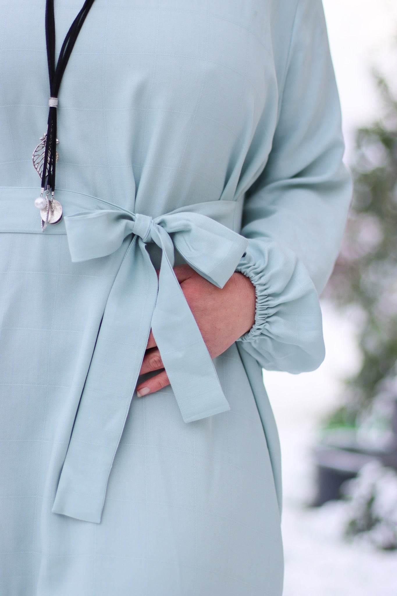 Schnittmuster Viskose Kleid mit Schleife MARGARIDA (32-58) - Sewando