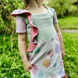 Schnittmuster Mathilda – Rüschenkleid für Mädchen Gr. 98–134 inkl. Anleitung - Sewando