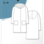 Schnittmuster Wollmantel Strickmantel DOMINGO (34-58) - Sewando