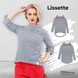 Schnittmuster Damen Shirt Lisette Gr. 34-54 - Sewando