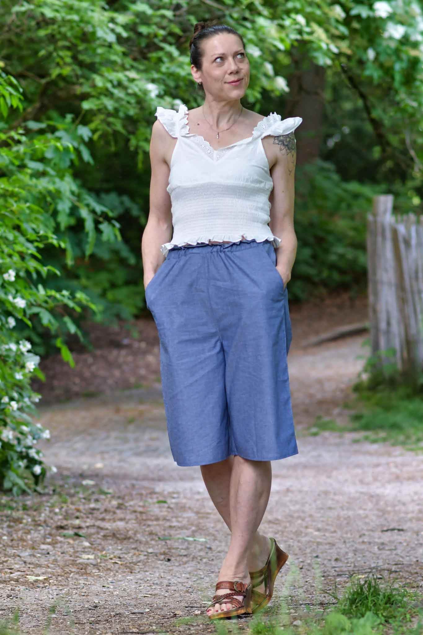 Schnittmuster Shorts Bermuda in 3 Längen FRESCA (32-56) - Sewando