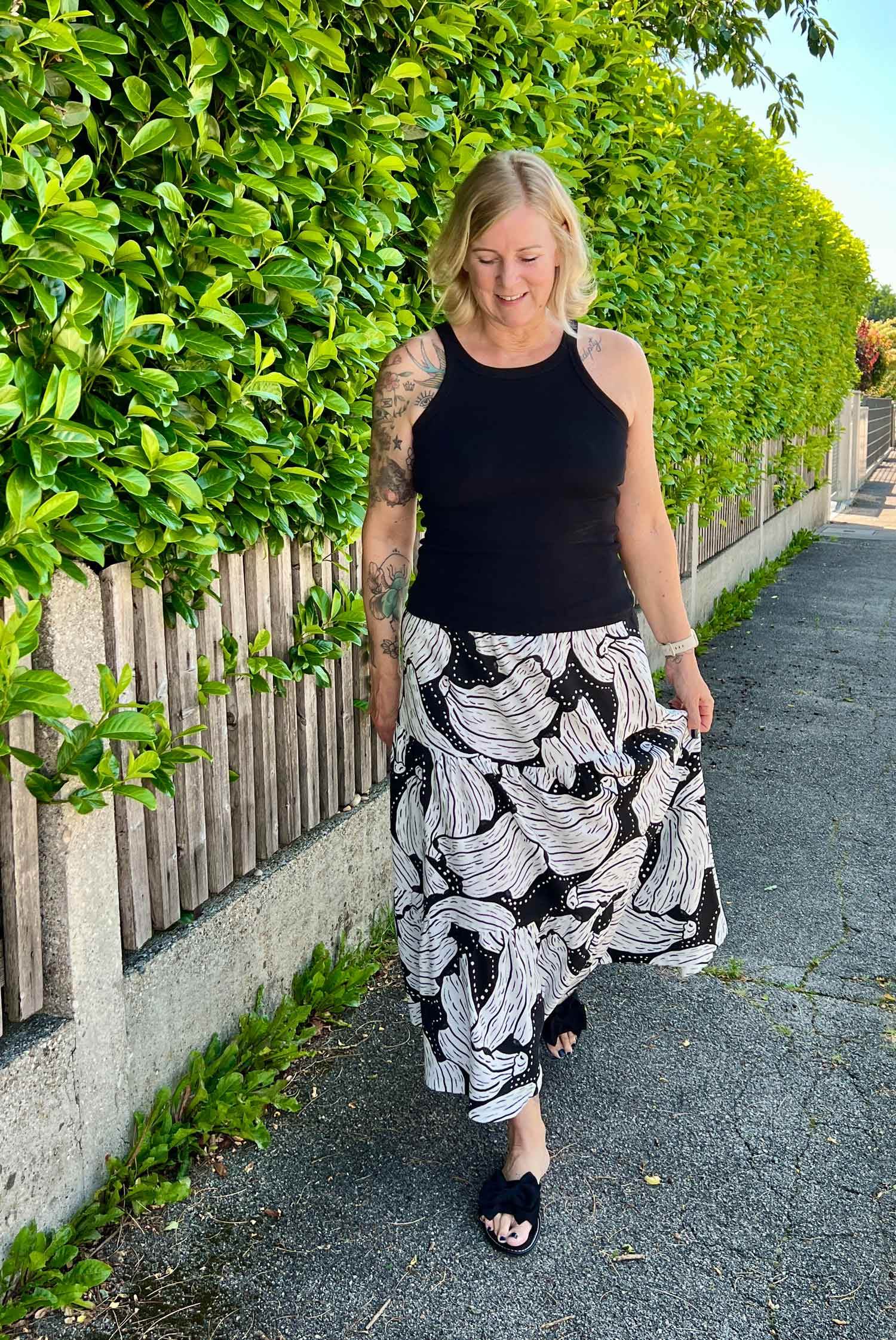 Schnittmuster Stufenrock ESCADARIA (32-58) : - Sewando