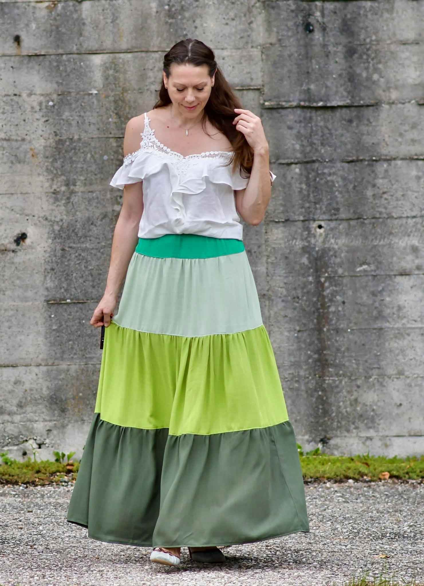 Schnittmuster Stufenrock ESCADARIA (32-58) : - Sewando