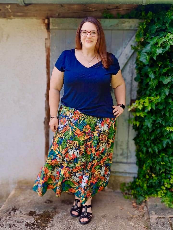 Schnittmuster Stufenrock ESCADARIA (32-58) : - Sewando