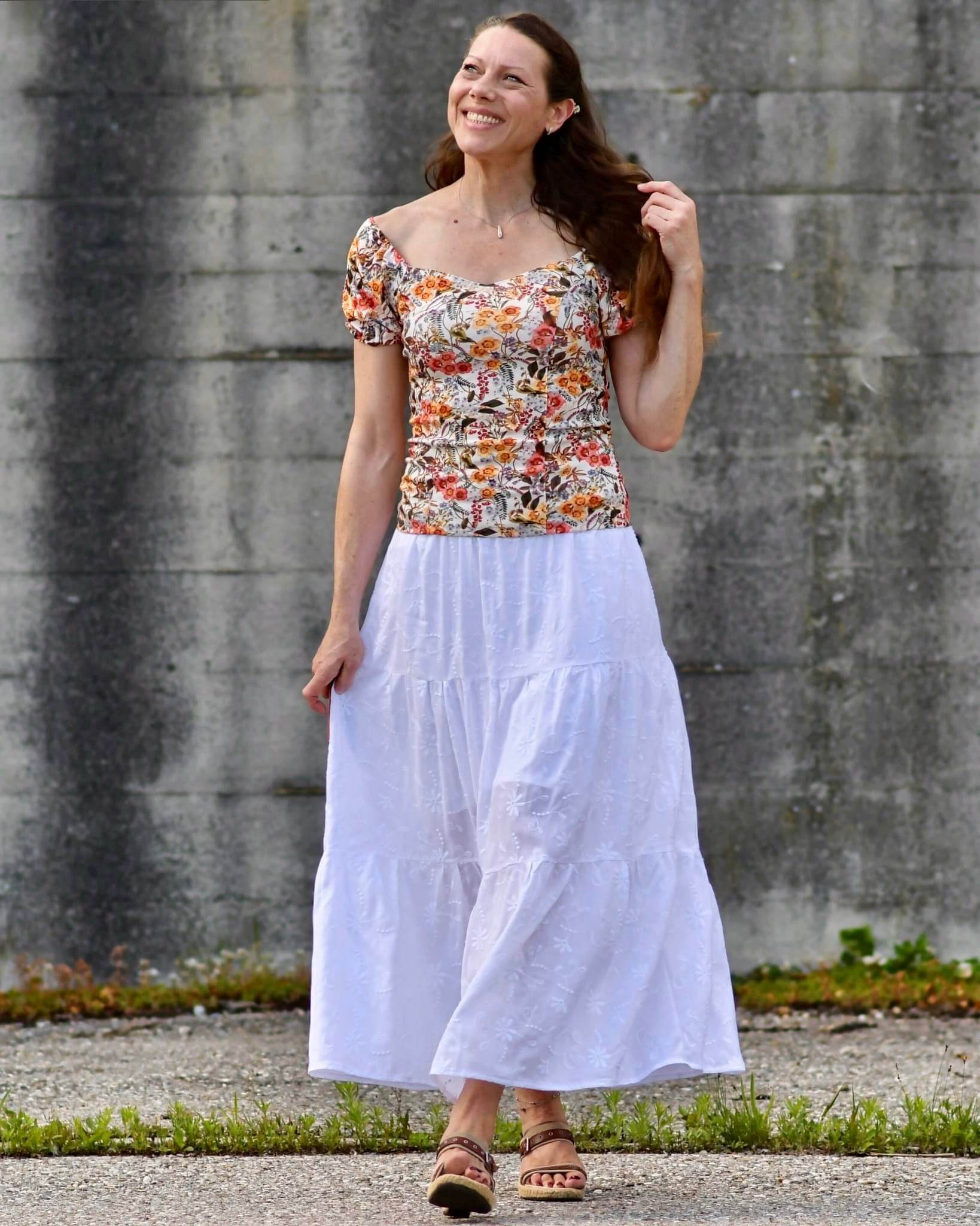 Schnittmuster Stufenrock ESCADARIA (32-58) : - Sewando