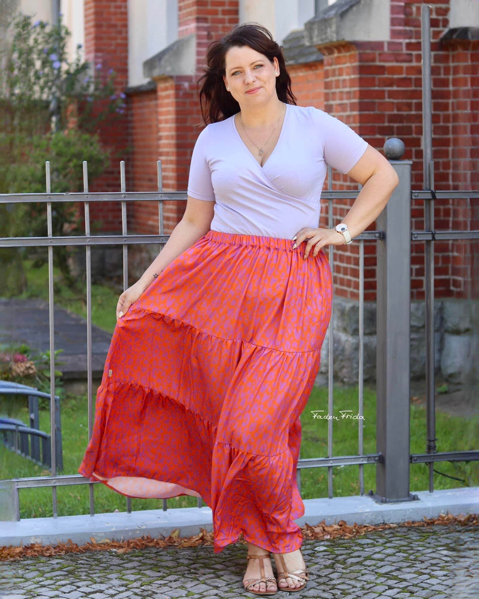 Schnittmuster Stufenrock ESCADARIA (32-58) : - Sewando