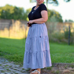 Schnittmuster Stufenrock ESCADARIA (32-58) : - Sewando