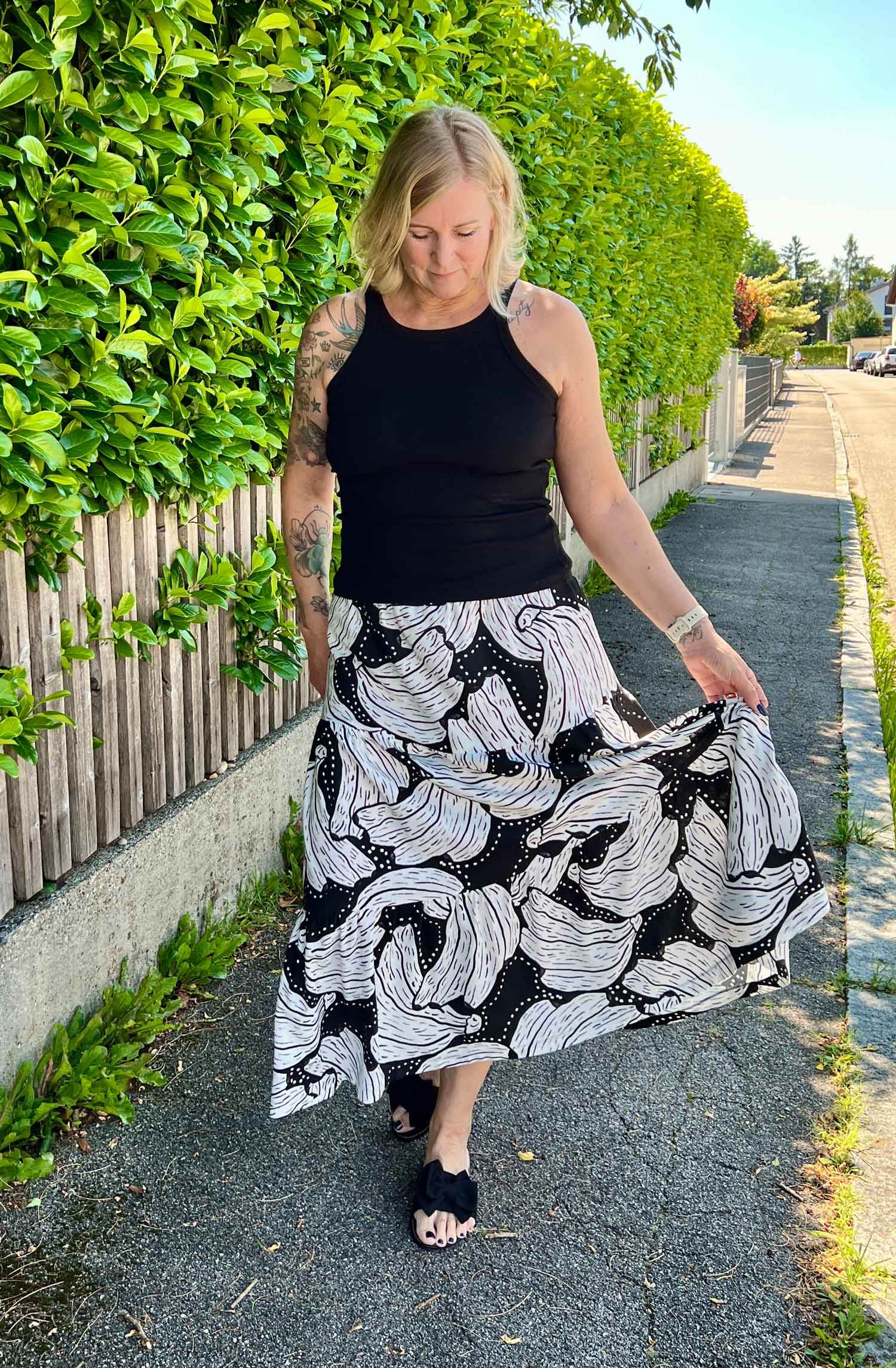 Schnittmuster Stufenrock ESCADARIA (32-58) : - Sewando